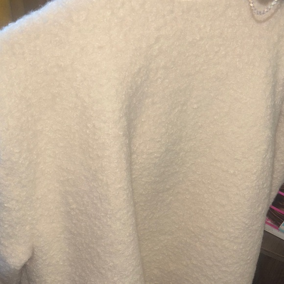 Future Collective Women's Cream Teddy Jacket - Picture 3 of 8